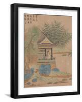 Wang Xizhi watching geese, Handscroll. c.1295-Qian Xuan-Framed Giclee Print