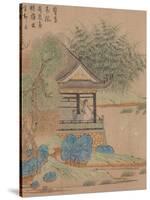 Wang Xizhi watching geese, Handscroll. c.1295-Qian Xuan-Stretched Canvas