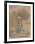 Wang Xizhi watching geese, Handscroll. c.1295-Qian Xuan-Framed Giclee Print