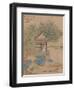 Wang Xizhi watching geese, Handscroll. c.1295-Qian Xuan-Framed Premium Giclee Print