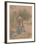 Wang Xizhi watching geese, Handscroll. c.1295-Qian Xuan-Framed Giclee Print