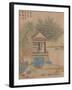 Wang Xizhi watching geese, Handscroll. c.1295-Qian Xuan-Framed Giclee Print