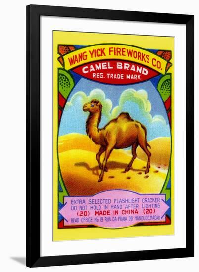 Wang Yick Fireworks Camel Brand-null-Framed Art Print