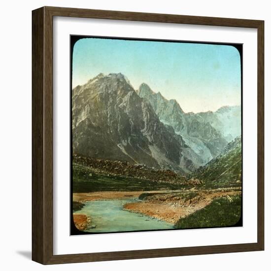 Wanga Valley, Sutlej River, India, Late 19th or Early 20th Century-null-Framed Giclee Print