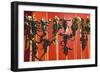 Wangfujing Snack Street.-Jon Hicks-Framed Photographic Print