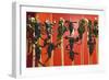 Wangfujing Snack Street.-Jon Hicks-Framed Photographic Print