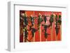 Wangfujing Snack Street.-Jon Hicks-Framed Photographic Print