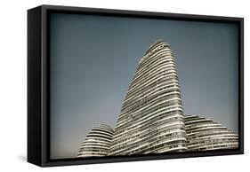Wangjing Soho Beijing, Designed by Zaha Hadid, Beijing, China, Asia-Andy Brandl-Framed Stretched Canvas