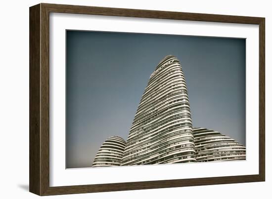 Wangjing Soho Beijing, Designed by Zaha Hadid, Beijing, China, Asia-Andy Brandl-Framed Photographic Print