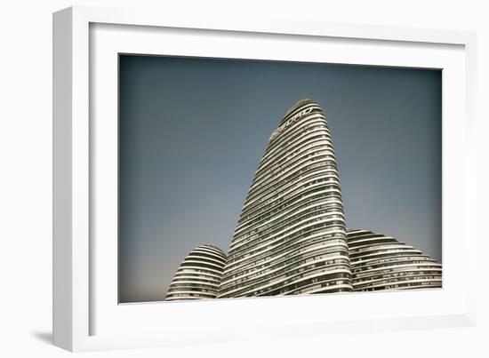Wangjing Soho Beijing, Designed by Zaha Hadid, Beijing, China, Asia-Andy Brandl-Framed Photographic Print