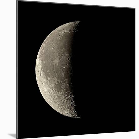 Waning Crescent Moon-Eckhard Slawik-Mounted Premium Photographic Print