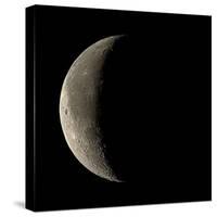 Waning Crescent Moon-Eckhard Slawik-Stretched Canvas