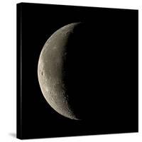 Waning Crescent Moon-Eckhard Slawik-Stretched Canvas