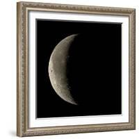 Waning Crescent Moon-Eckhard Slawik-Framed Premium Photographic Print