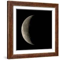 Waning Crescent Moon-Eckhard Slawik-Framed Premium Photographic Print