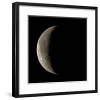 Waning Crescent Moon-Eckhard Slawik-Framed Premium Photographic Print