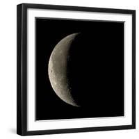 Waning Crescent Moon-Eckhard Slawik-Framed Premium Photographic Print