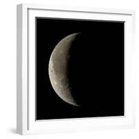 Waning Crescent Moon-Eckhard Slawik-Framed Premium Photographic Print