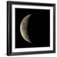 Waning Crescent Moon-Eckhard Slawik-Framed Premium Photographic Print