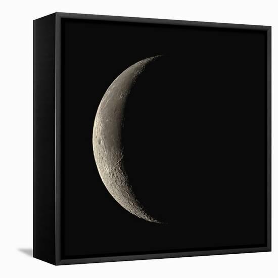 Waning Crescent Moon-Eckhard Slawik-Framed Stretched Canvas