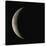 Waning Crescent Moon-Eckhard Slawik-Stretched Canvas