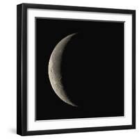 Waning Crescent Moon-Eckhard Slawik-Framed Premium Photographic Print