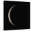 Waning Crescent Moon-Eckhard Slawik-Stretched Canvas