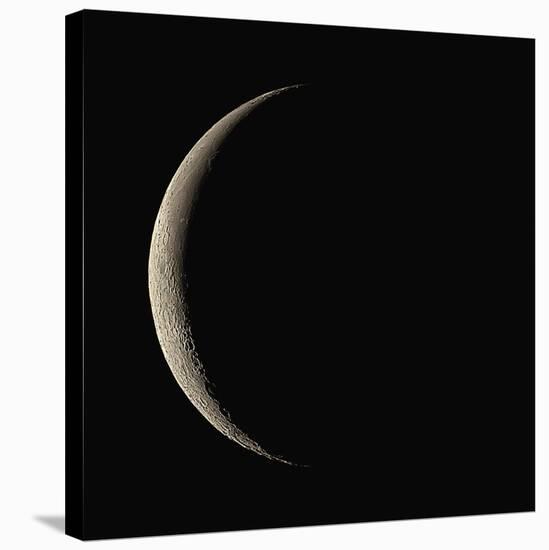 Waning Crescent Moon-Eckhard Slawik-Stretched Canvas