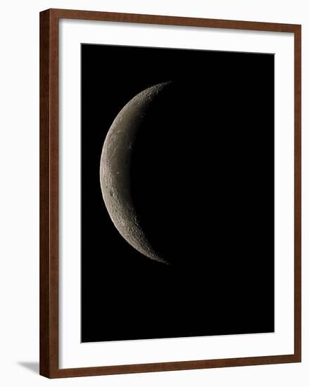 Waning Crescent Moon-Eckhard Slawik-Framed Photographic Print