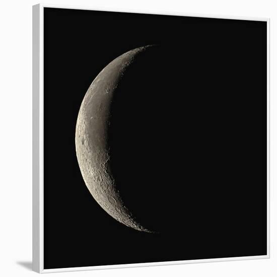 Waning Crescent Moon-Eckhard Slawik-Framed Photographic Print