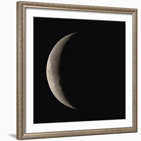 Waning Crescent Moon-Eckhard Slawik-Framed Photographic Print