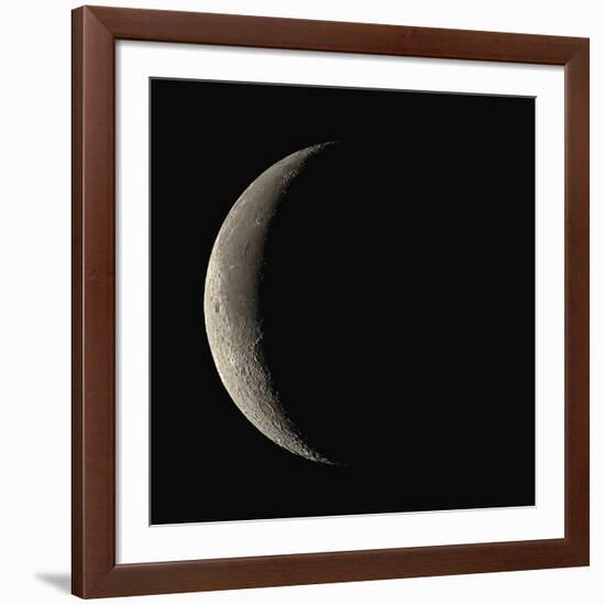 Waning Crescent Moon-Eckhard Slawik-Framed Photographic Print