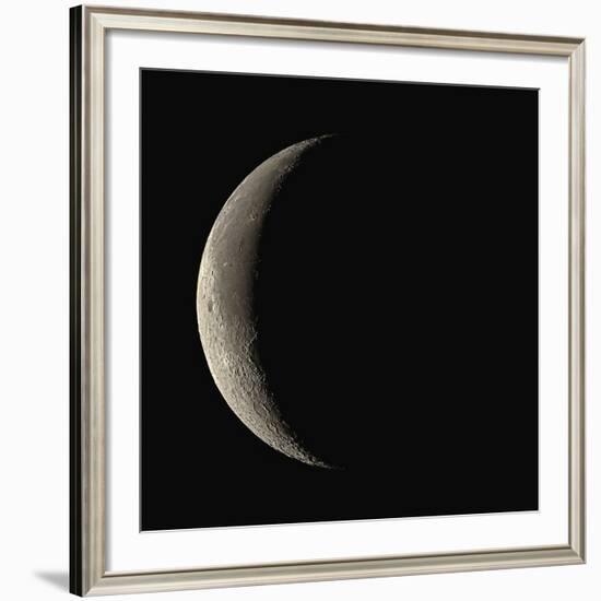 Waning Crescent Moon-Eckhard Slawik-Framed Photographic Print