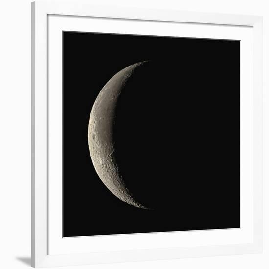 Waning Crescent Moon-Eckhard Slawik-Framed Photographic Print