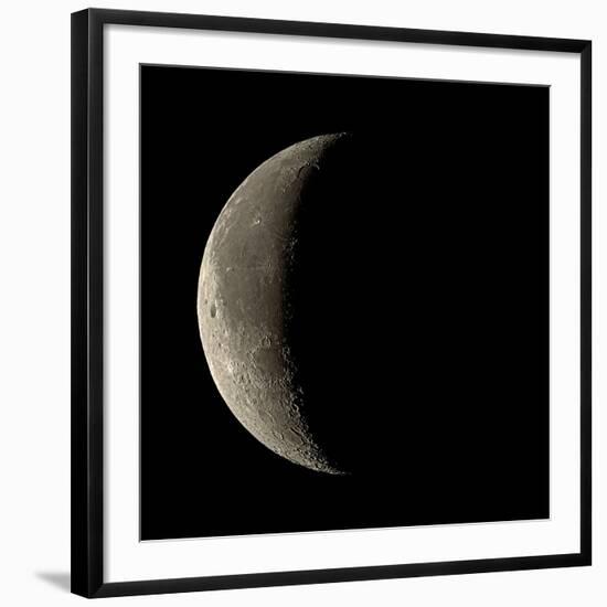 Waning Crescent Moon-Eckhard Slawik-Framed Photographic Print