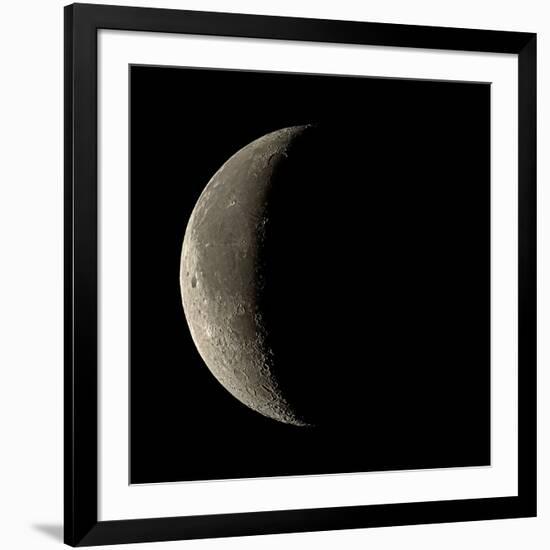 Waning Crescent Moon-Eckhard Slawik-Framed Photographic Print