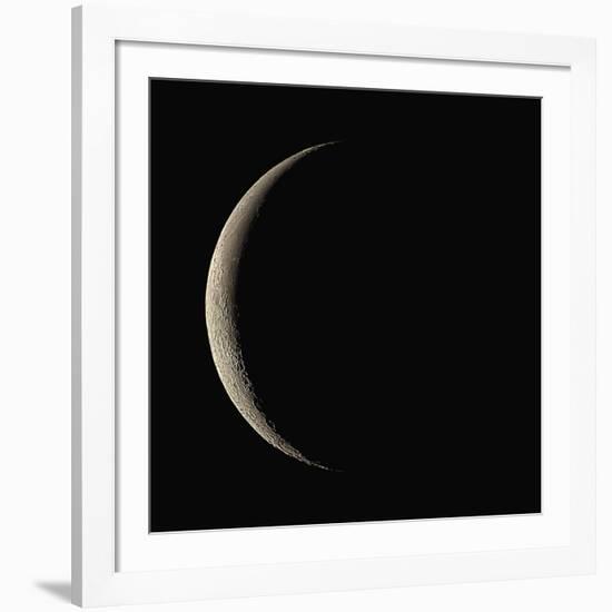 Waning Crescent Moon-Eckhard Slawik-Framed Photographic Print