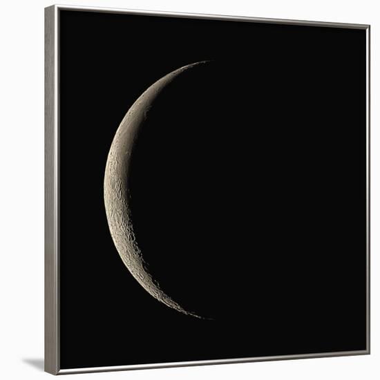 Waning Crescent Moon-Eckhard Slawik-Framed Photographic Print