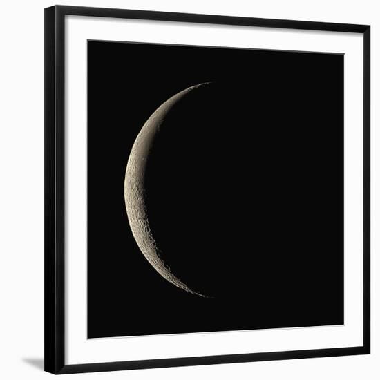 Waning Crescent Moon-Eckhard Slawik-Framed Photographic Print