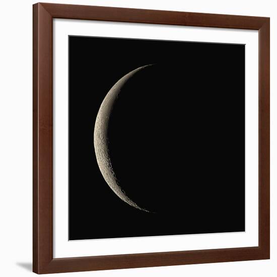 Waning Crescent Moon-Eckhard Slawik-Framed Photographic Print