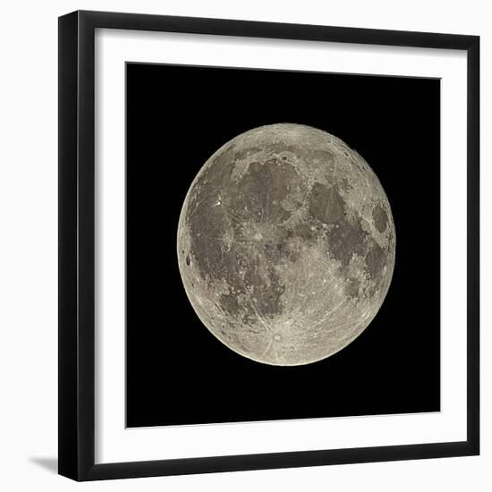 Waning Gibbous Moon-Eckhard Slawik-Framed Premium Photographic Print