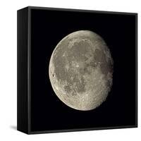 Waning Gibbous Moon-Eckhard Slawik-Framed Stretched Canvas