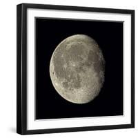 Waning Gibbous Moon-Eckhard Slawik-Framed Premium Photographic Print