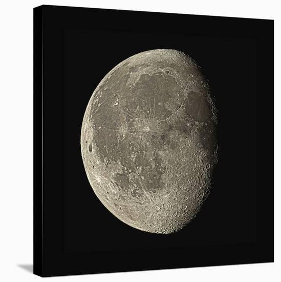 Waning Gibbous Moon-Eckhard Slawik-Stretched Canvas