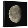 Waning Gibbous Moon-Eckhard Slawik-Framed Stretched Canvas