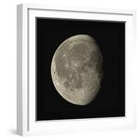 Waning Gibbous Moon-Eckhard Slawik-Framed Premium Photographic Print