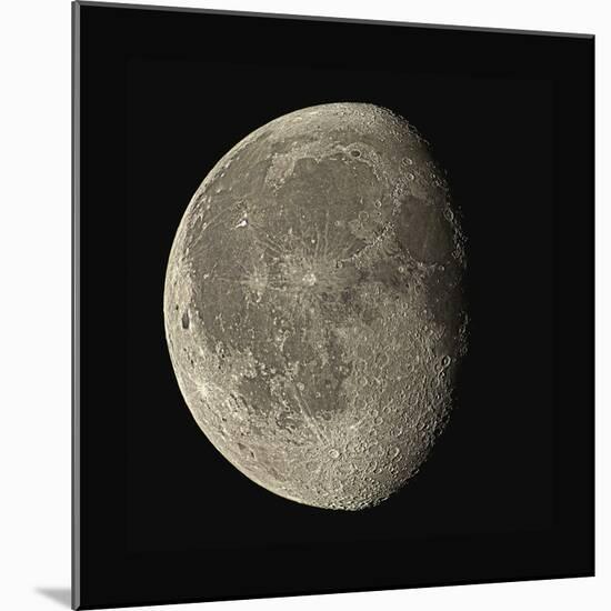 Waning Gibbous Moon-Eckhard Slawik-Mounted Premium Photographic Print