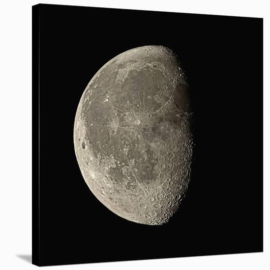 Waning Gibbous Moon-Eckhard Slawik-Stretched Canvas