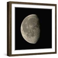 Waning Gibbous Moon-Eckhard Slawik-Framed Premium Photographic Print