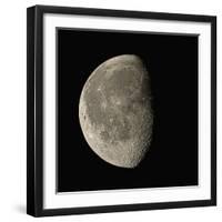 Waning Gibbous Moon-Eckhard Slawik-Framed Premium Photographic Print
